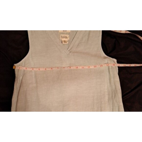 Nicole Miller New York Linen Sleeveless Tunic/ Mini Dress Women's S Minimalist - Picture 4 of 12